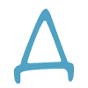 😆 Эмодзи «Синие буквы, цветы, иконки» для Telegram