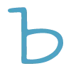 🤭 Эмодзи «Синие буквы, цветы, иконки» для Telegram