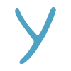 😛 Эмодзи «Синие буквы, цветы, иконки» для Telegram