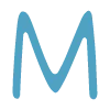 😍 Эмодзи «Синие буквы, цветы, иконки» для Telegram