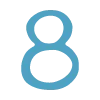 8️⃣ Эмодзи «Синие буквы, цветы, иконки» для Telegram