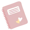 📔 Эмодзи «Буквы и иконки в пастельных тонах» для Telegram
