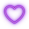 ❤️ Эмодзи «Фиолетовые буквы, иконки» для Telegram