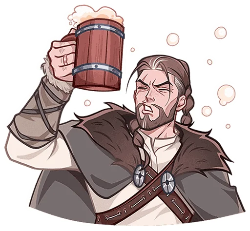 🍻 Стикер «Владимир без надписей» для Telegram