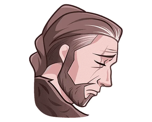 😣 Стикер «Владимир без надписей» для Telegram