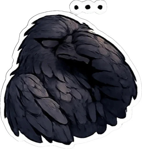 🫥 Стикер «Ворон Джак» для Telegram