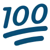 💙 Эмодзи «Синие буквы, иконки» для Telegram