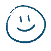 💙 Эмодзи «Синие буквы, иконки» для Telegram