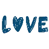 💙 Эмодзи «Синие буквы, иконки» для Telegram