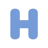 💙 Эмодзи «Синие буквы, иконки» для Telegram