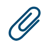 💙 Эмодзи «Синие буквы, иконки» для Telegram