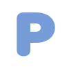 💙 Эмодзи «Синие буквы, иконки» для Telegram