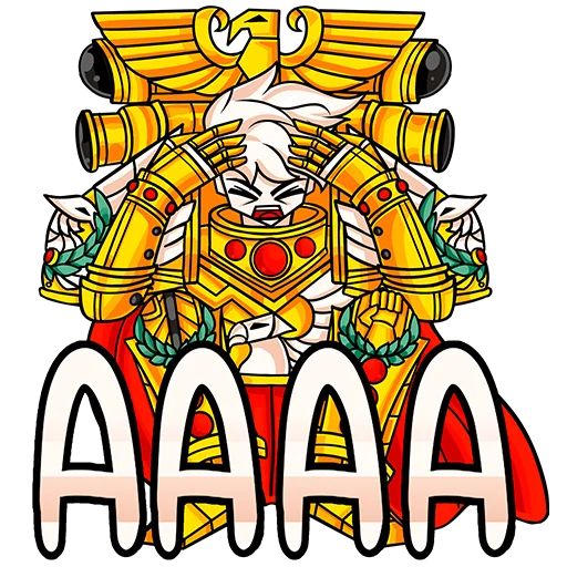😫 Стикер «Warhammer 40k - Alna Dark» для Telegram