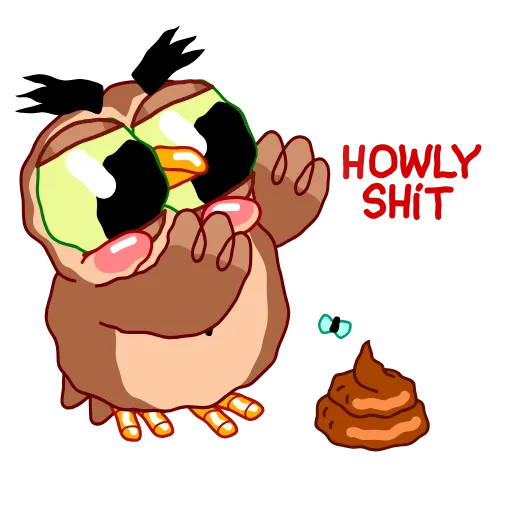 Стикер 14 Wally Owl
