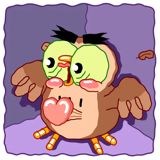Стикер 4 Wally Owl