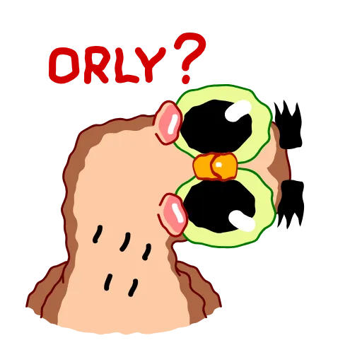 Стикер 10 Wally Owl