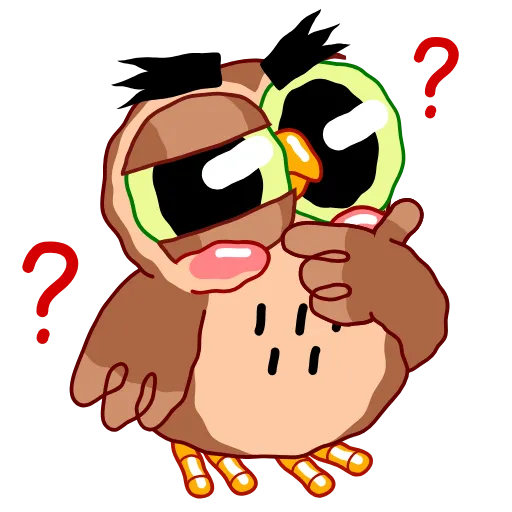Стикер 16 Wally The Owl