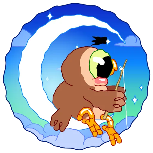 Стикер 22 Wally The Owl