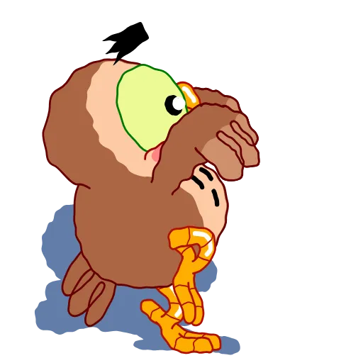 Стикер 15 Wally The Owl
