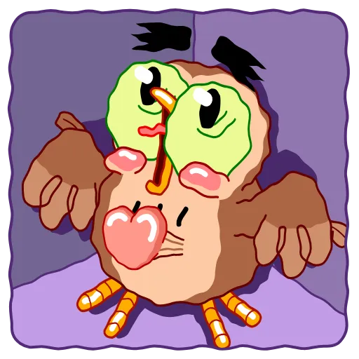 Стикер 4 Wally The Owl