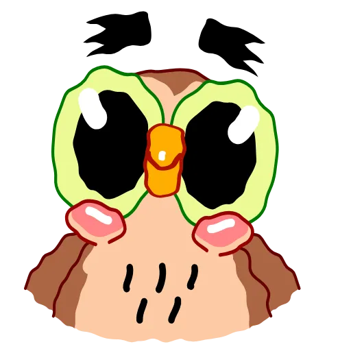 Стикер 10 Wally The Owl