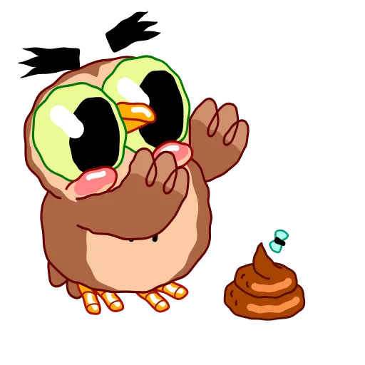 Стикер 14 Wally The Owl
