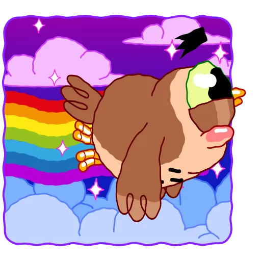 Стикер 17 Wally The Owl