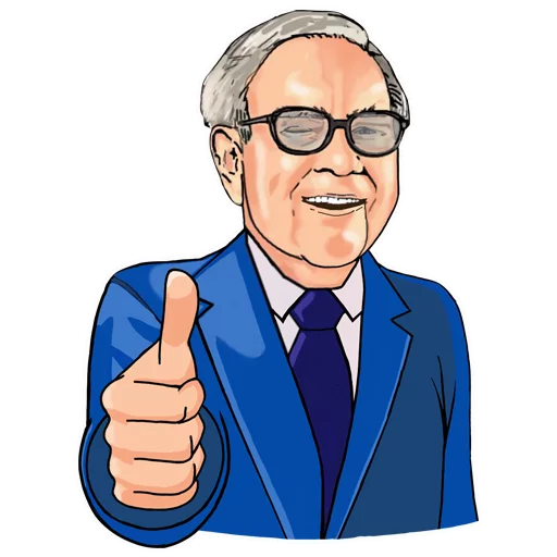 Стикерпак Warren Buffett для Telegram