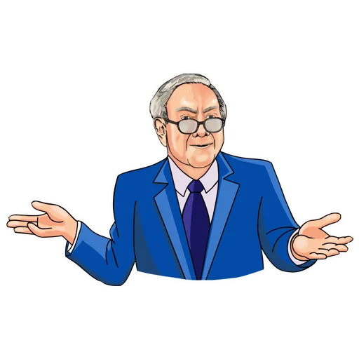 🤷‍♂️ Стикер «Warren Buffett» для Telegram