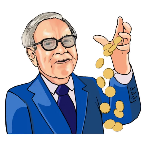 💵 Стикер «Warren Buffett» для Telegram