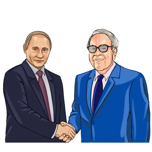 🤝 Стикер «Warren Buffett» для Telegram