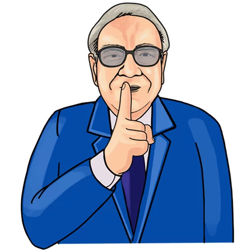 😶 Стикер «Warren Buffett» для Telegram