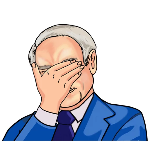 🤦‍♂️ Стикер «Warren Buffett» для Telegram