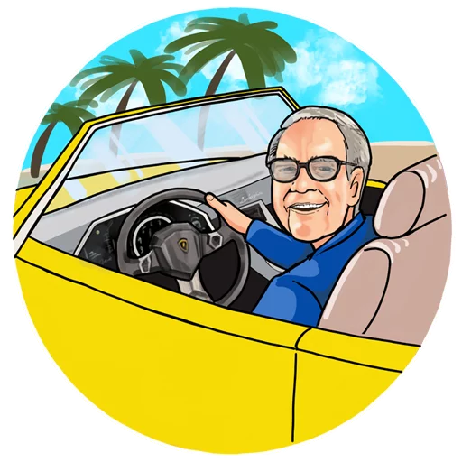 🚥 Стикер «Warren Buffett» для Telegram