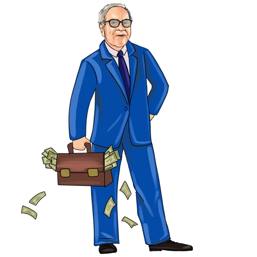 💼 Стикер «Warren Buffett» для Telegram