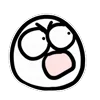 Стикер 55 Weirdmoji