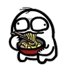 Стикер 13 Weirdmoji