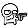 Стикер 59 Weirdmoji