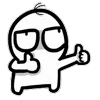 Стикер 26 Weirdmoji