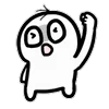 Стикер 37 Weirdmoji