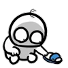 Стикер 5 Weirdmoji