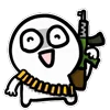 Стикер 57 Weirdmoji