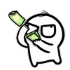 Стикер 21 Weirdmoji