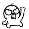Стикер 34 Weirdmoji