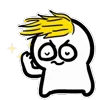 Стикер 48 Weirdmoji