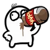Стикер 25 Weirdmoji