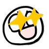 Стикер 54 Weirdmoji