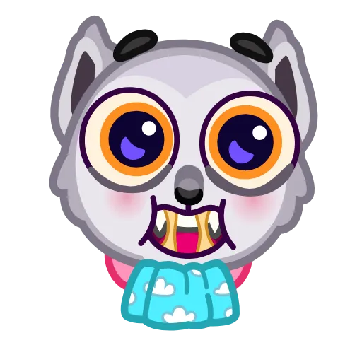 Стикер 7 Werewolf Emoji