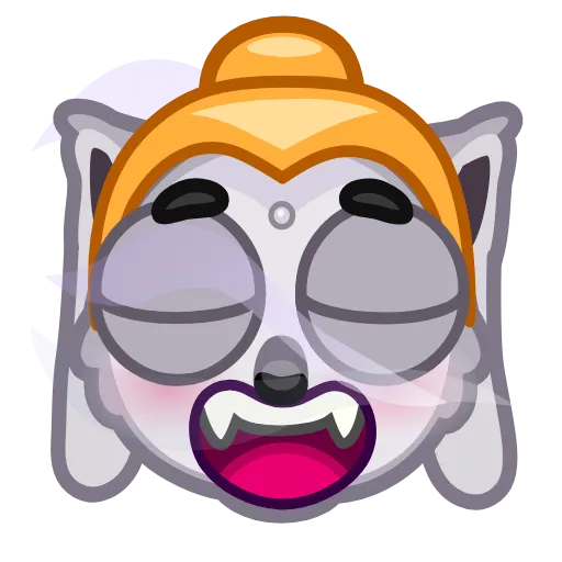 Стикер 39 Werewolf Emoji