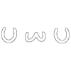 Стикер 58 🤍 White - белые эмодзи